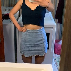 Brandy Melville Racquel Jean Skirt